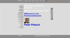 Desktop Screenshot of lawyer-pietsch.de